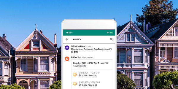 Kayak Google Hangouts Chat bot