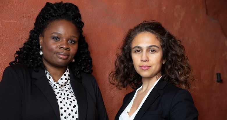 Founders Lola Akinmade Åkerström and Sara Mansouri